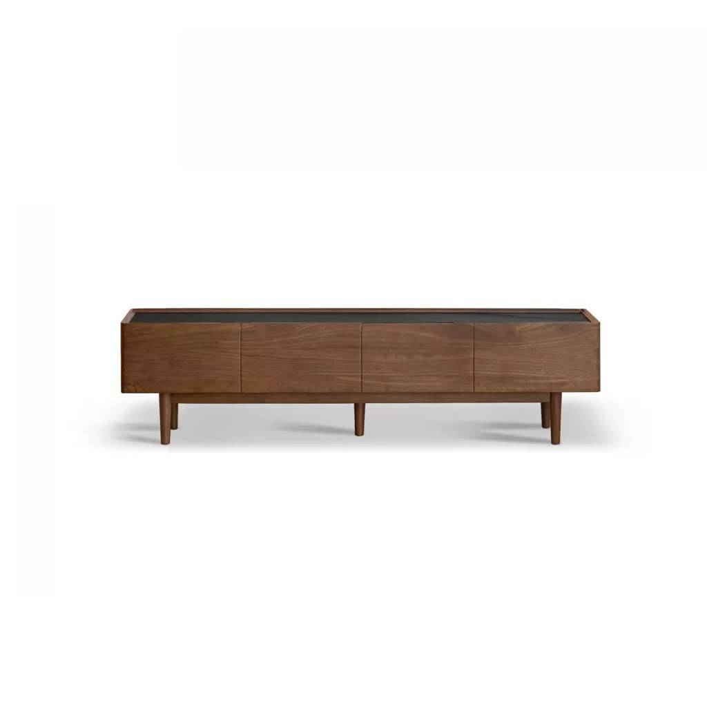 Modern TV Stand with 4 Storage Drawers