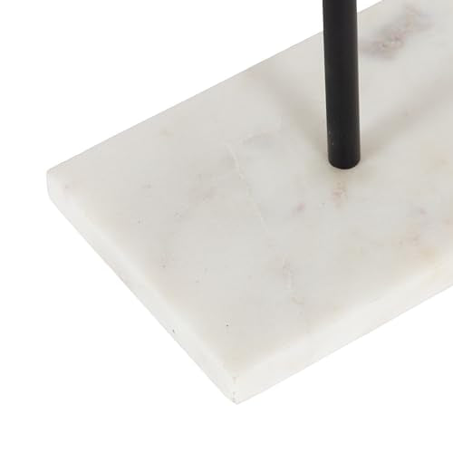 Wood & Marble Decorative Sculpture Set