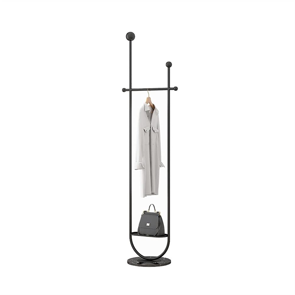 U-Shaped Freestanding Iron Coat Rack