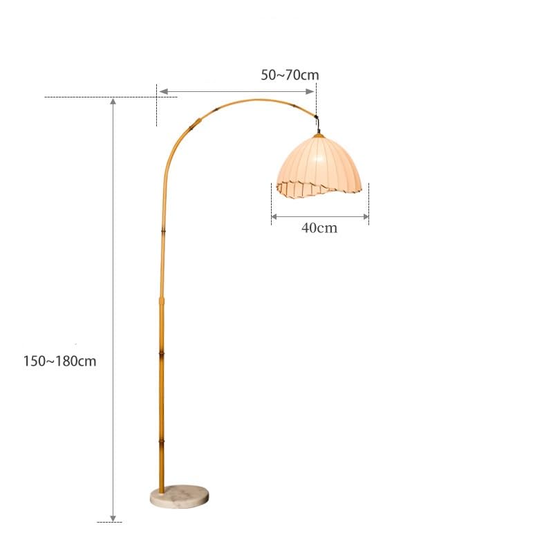 Chinese Style Wooden Floor Lamp