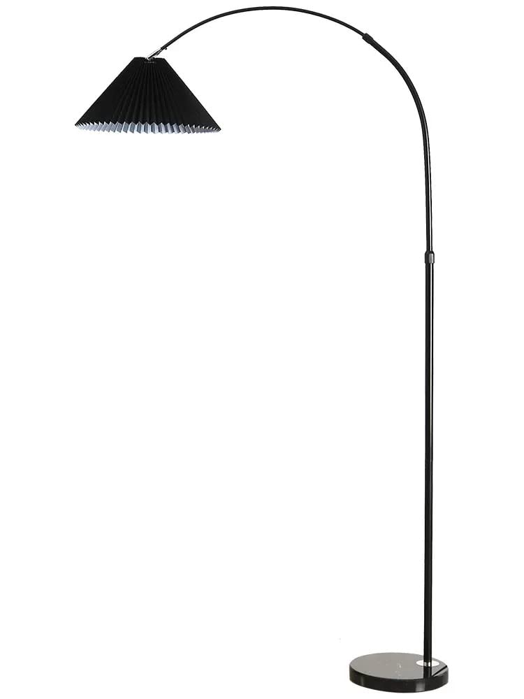 Pleated Shade LED Floor Lamp