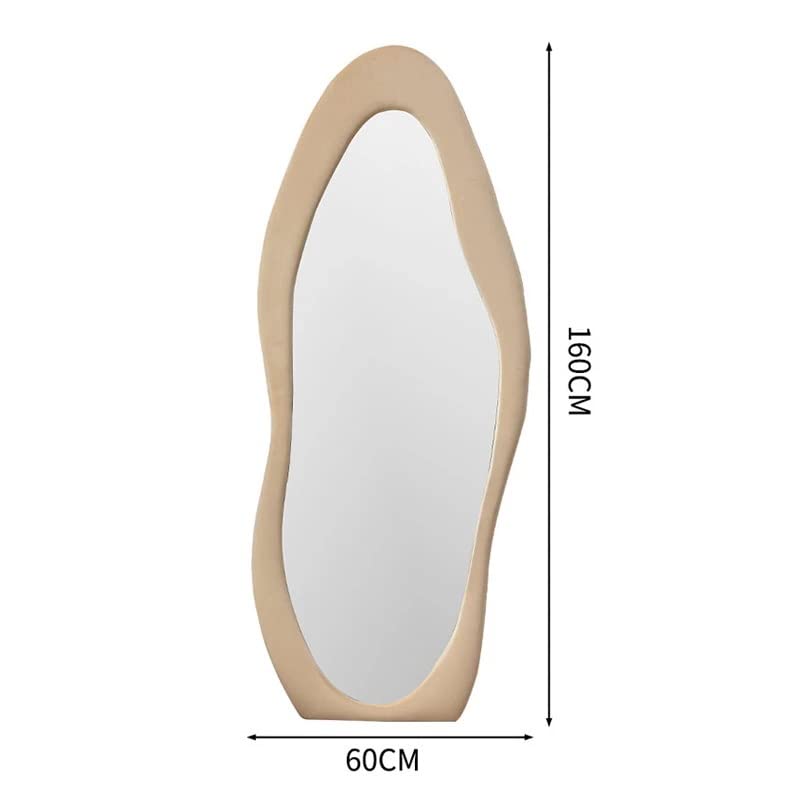 Full-Length Velvet Floor Mirror