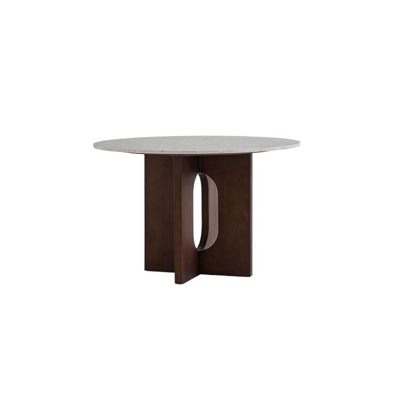 Round Solid Wood Dining Table