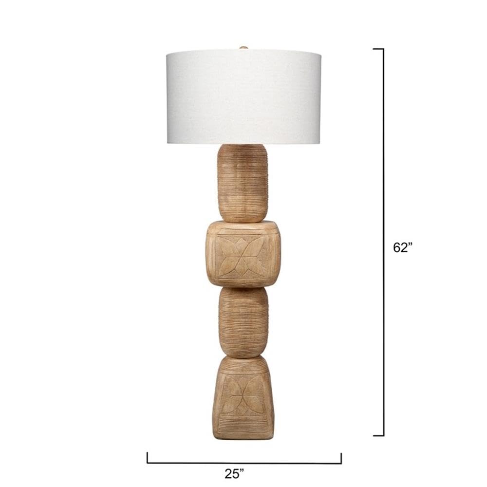 Jamie Young Co Totem Wood Floor Lamp