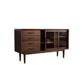 Solid Wood Sideboard Buffet Cabinet with Drawers