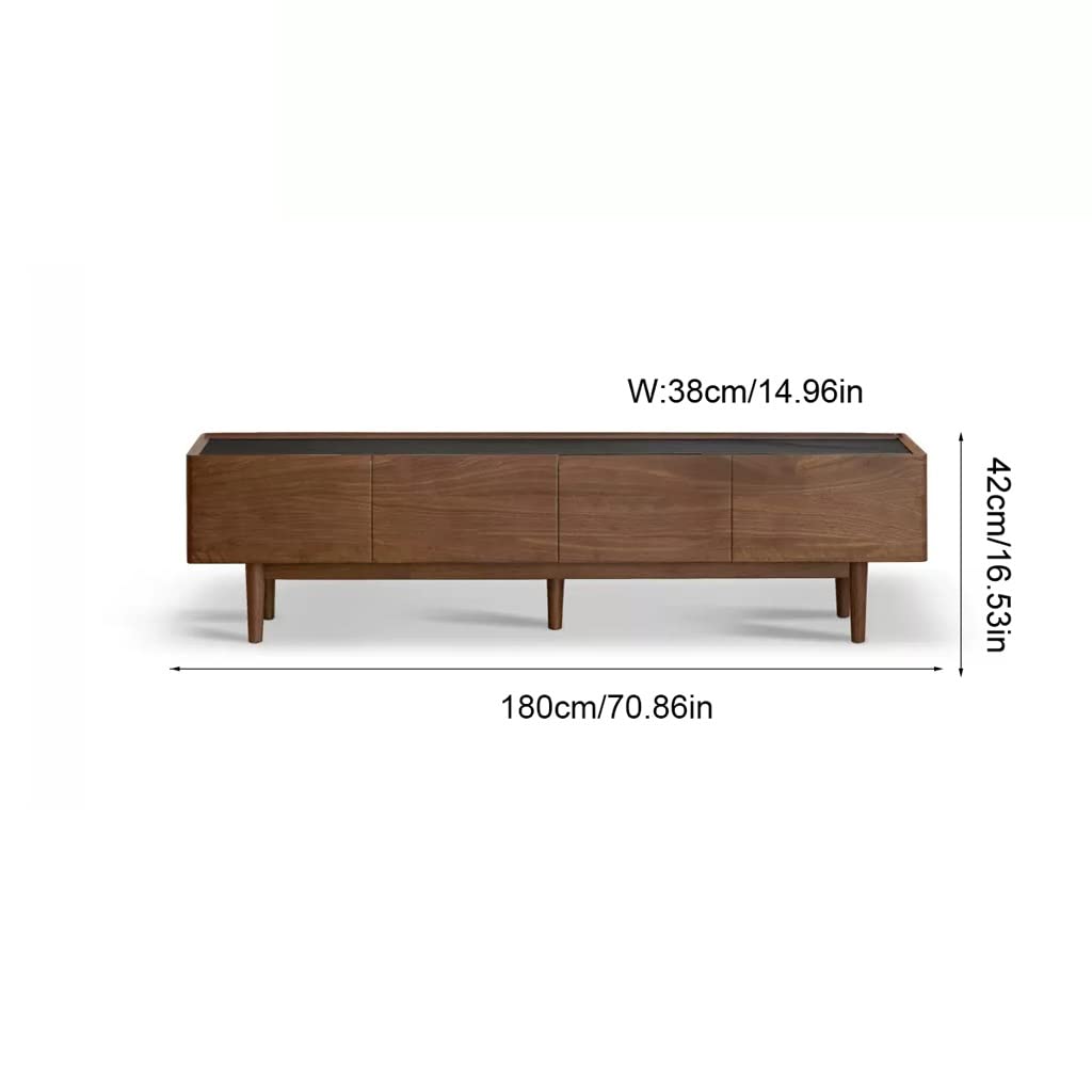 Modern TV Stand with 4 Storage Drawers