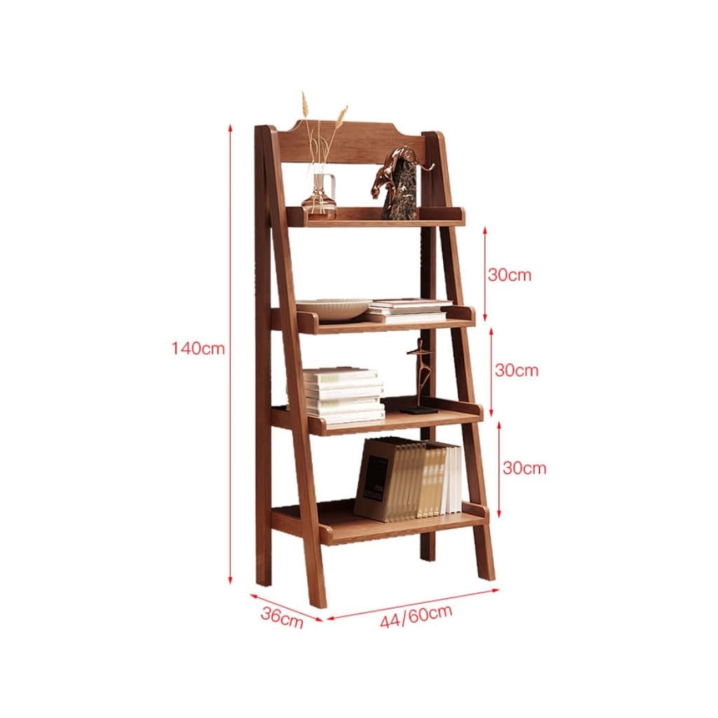 Solid Wood Ladder Bookshelf