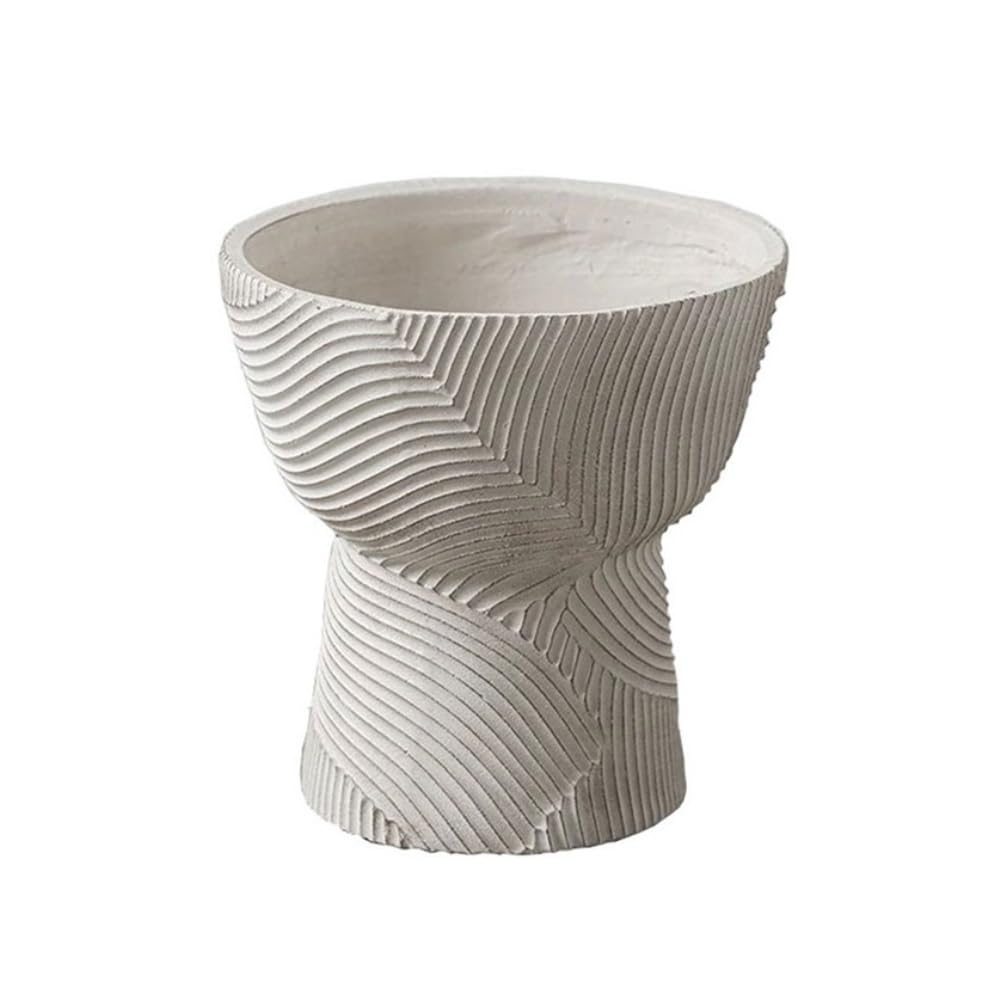 Tall Curved Decorative Vase