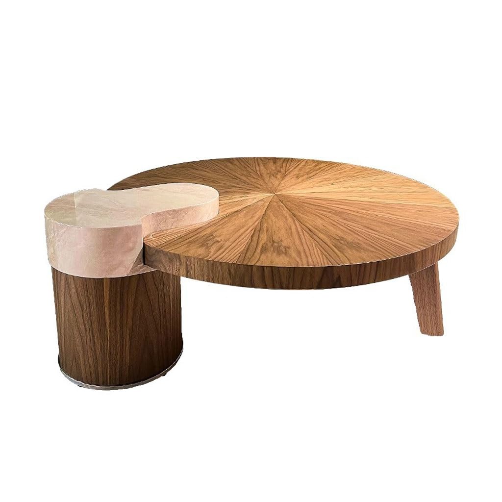 European-Style Retro Coffee Table for Living Room & Small Spaces