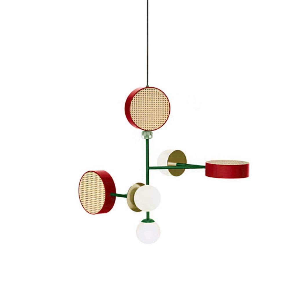 Multicolor 6-Light LED Pendant Lamp