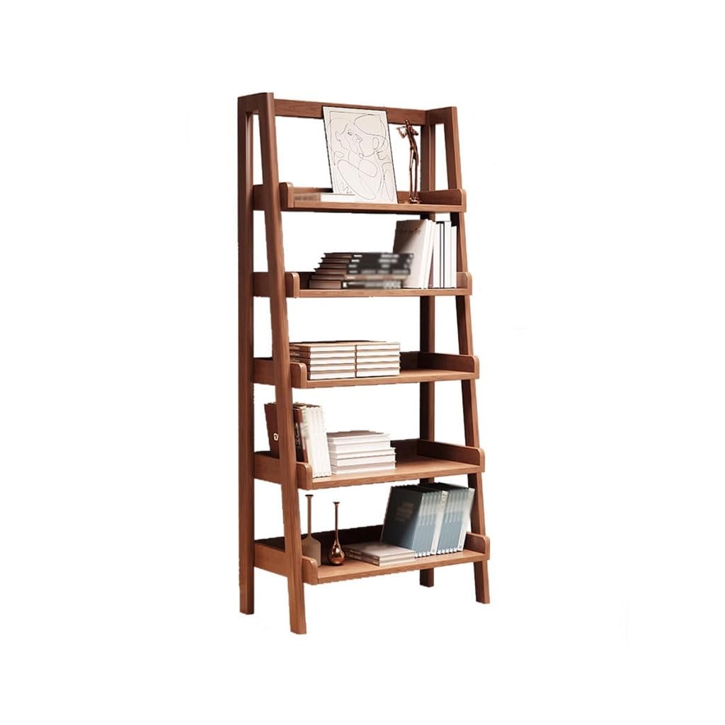 Solid Wood Ladder Bookshelf