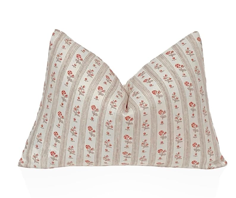 Striped Lumbar Pillow Cover