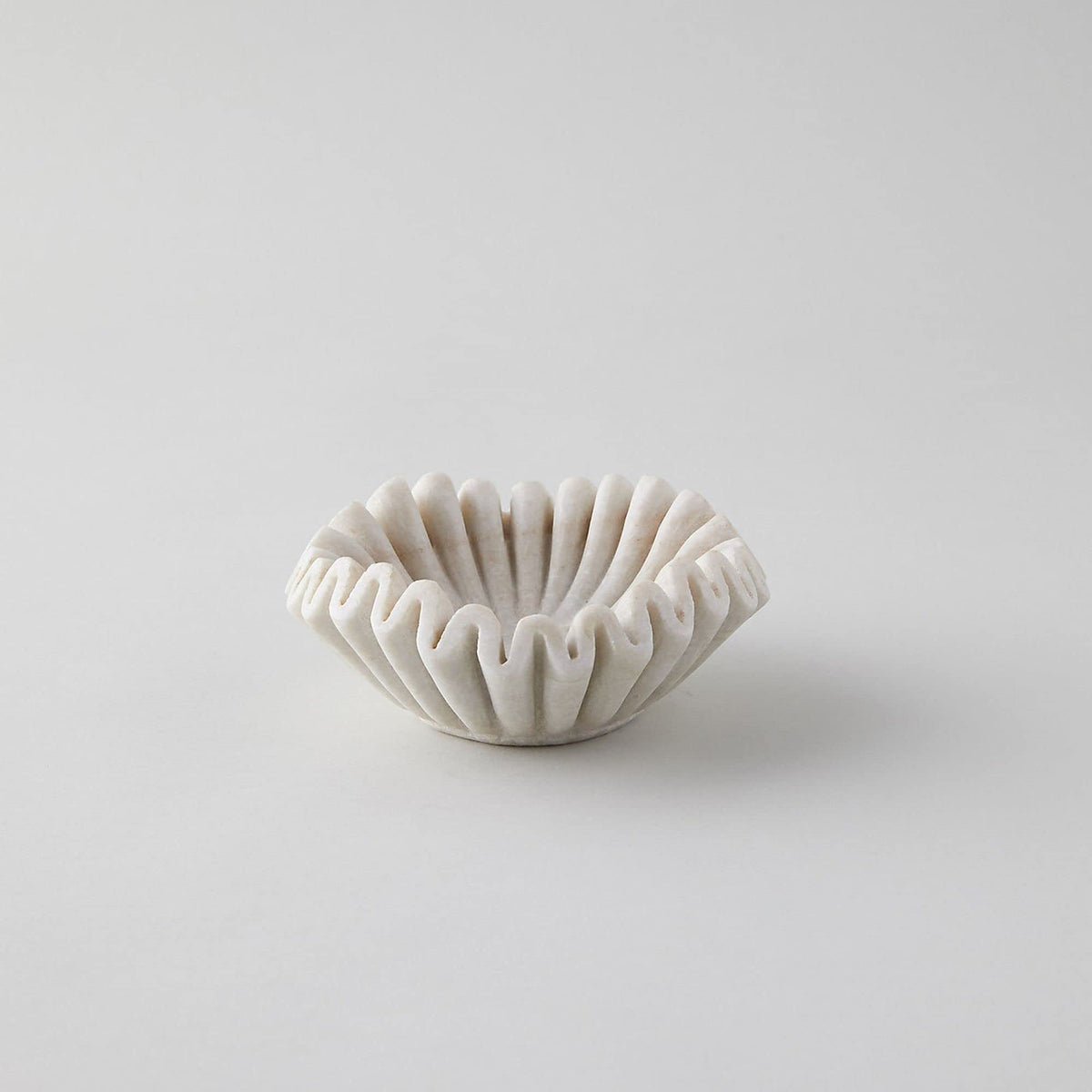 Marble Ruffle Decorative Bowl
