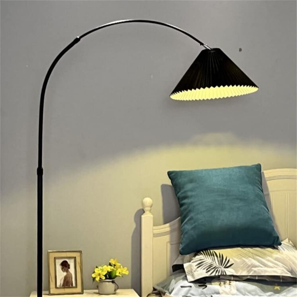 Pleated Shade LED Floor Lamp