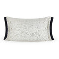 Black & White Geometric Chenille Pillow Cover