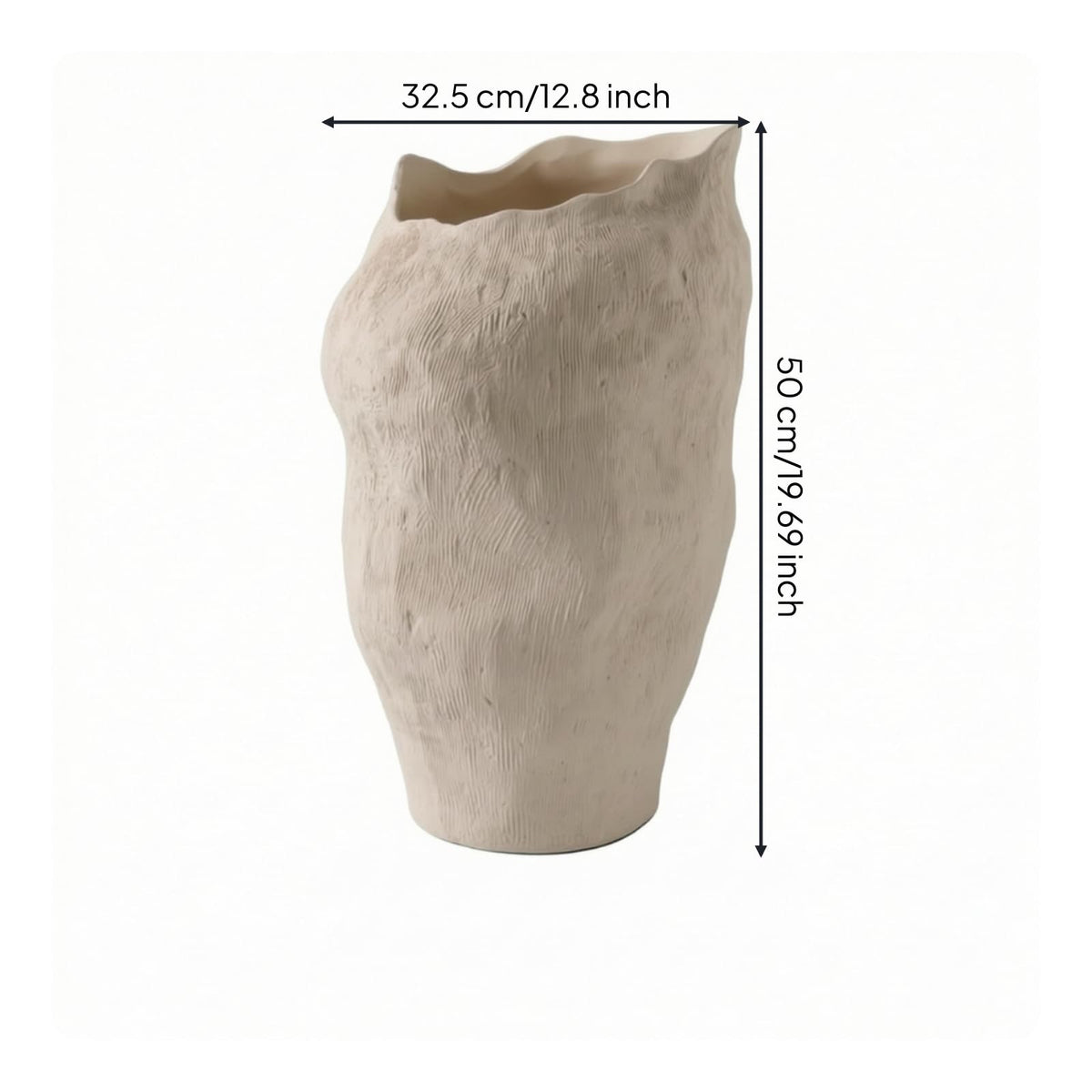 Tall Matte Ceramic Vase