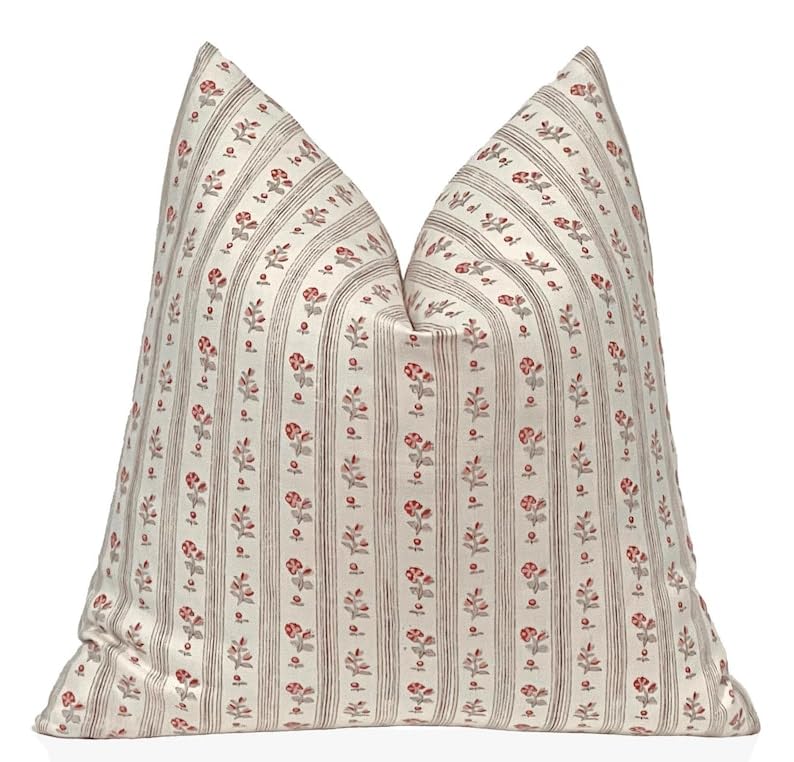 Striped Lumbar Pillow Cover