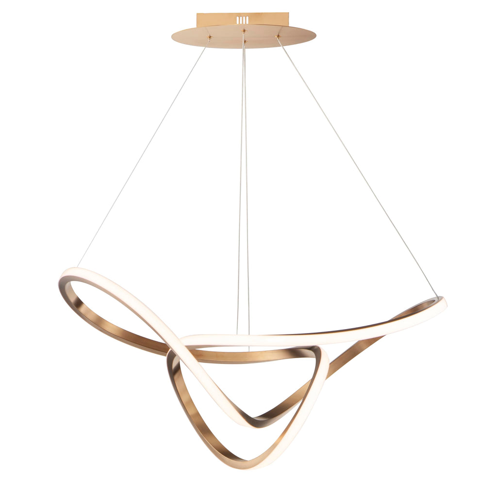 Modern Black & Gold Pendant Light