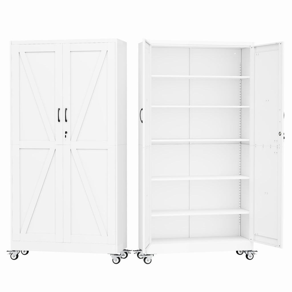 GAIOUS Cabinet with Wheel and Lock