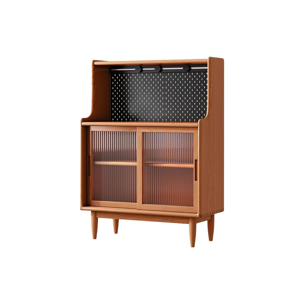 Solid Wood Kitchen Pantry Storage Cabinet