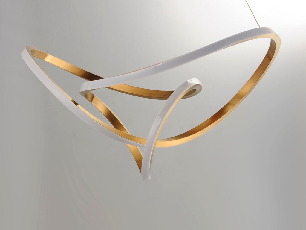 Modern Black & Gold Pendant Light