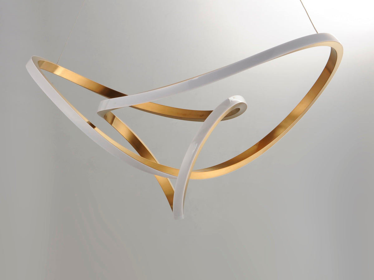 Modern Black & Gold Pendant Light