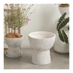 Tall Curved Decorative Vase