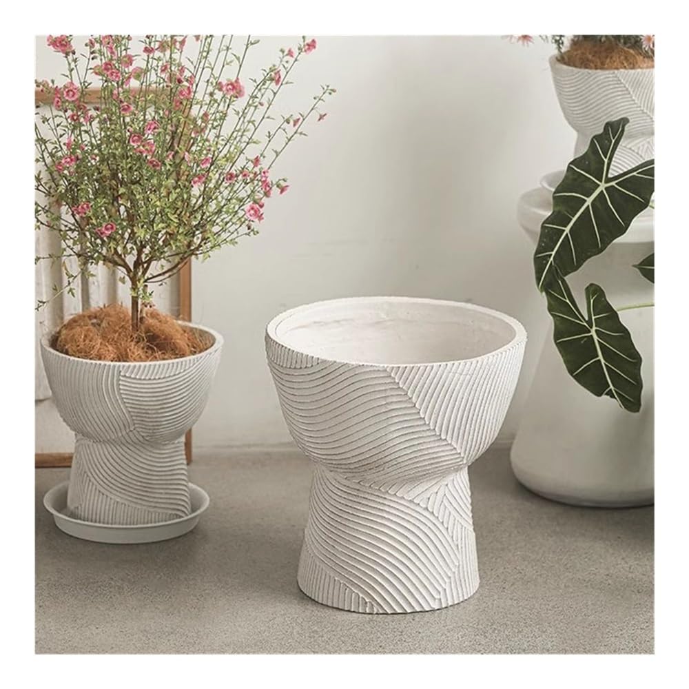 Tall Curved Decorative Vase
