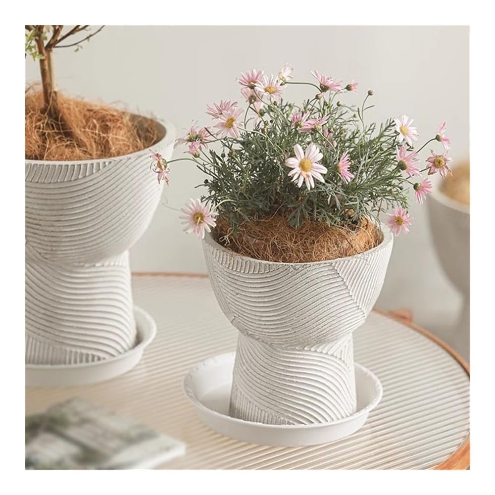 Tall Curved Decorative Vase