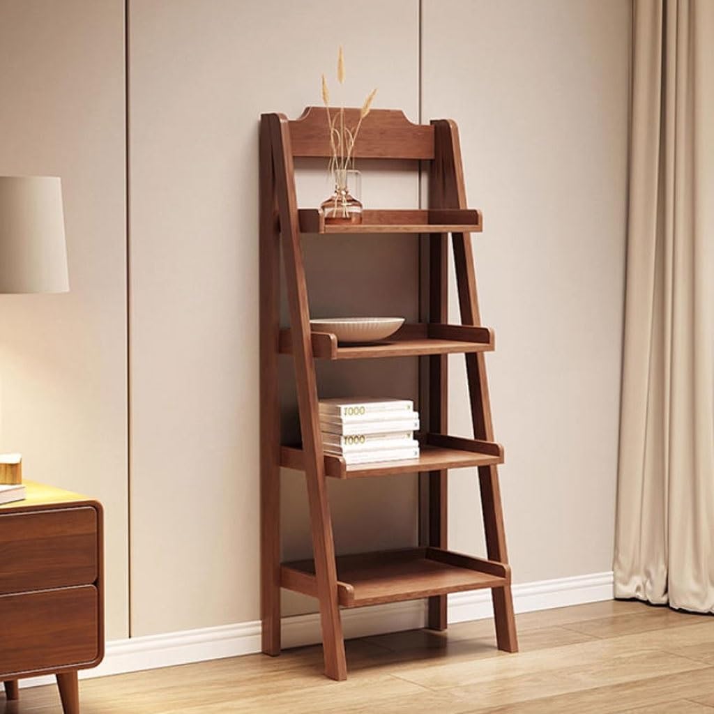 Solid Wood Ladder Bookshelf