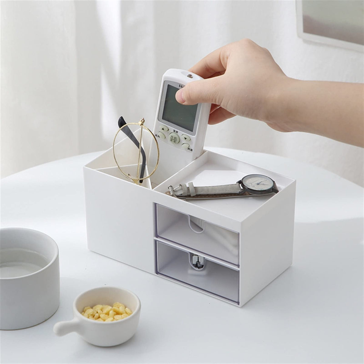 Desktop File Organizer with Drawers & Pen Holder