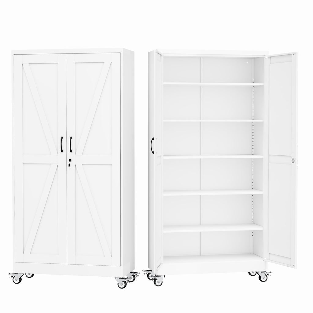 GAIOUS Cabinet with Wheel and Lock