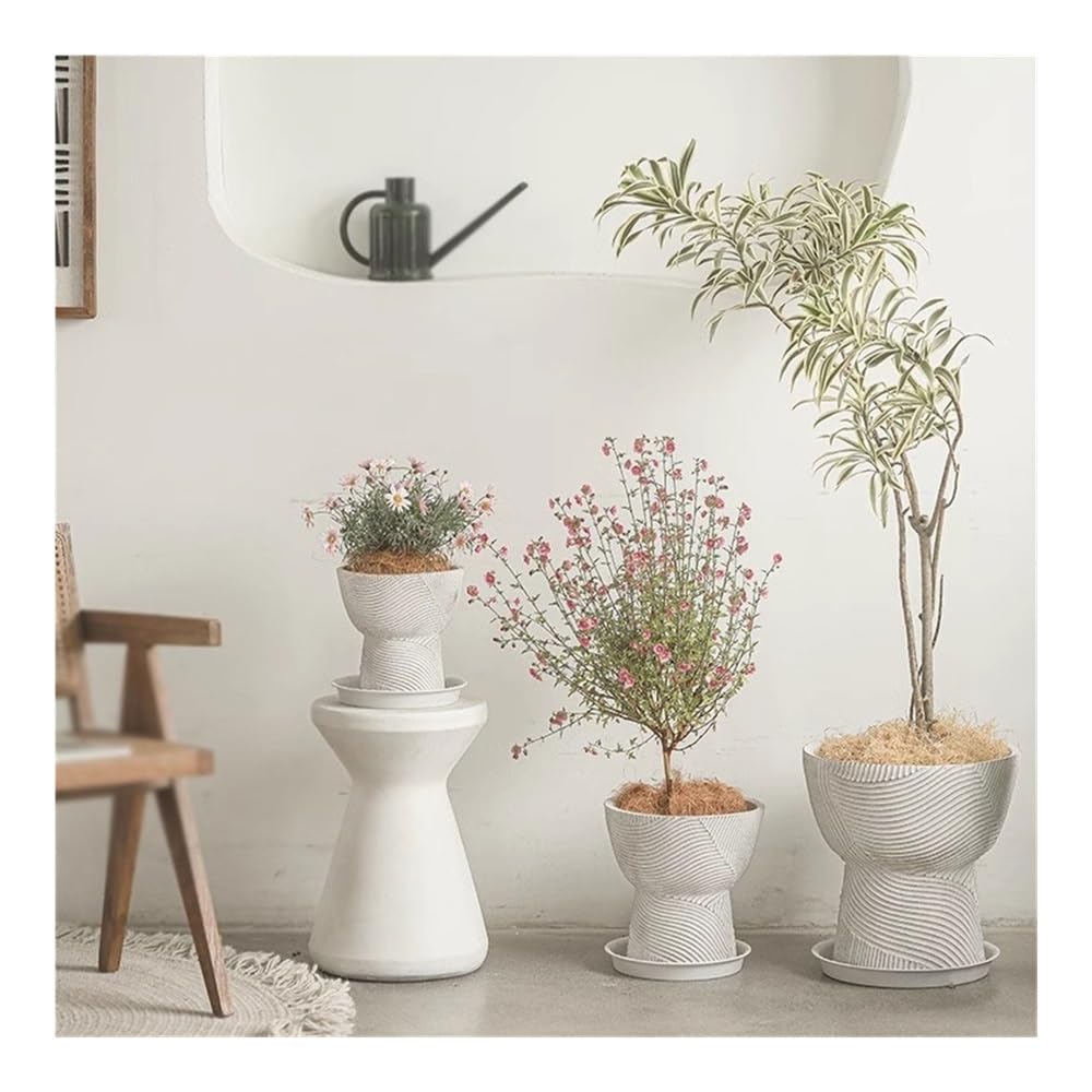 Tall Curved Decorative Vase