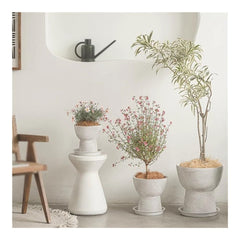 Tall Curved Decorative Vase