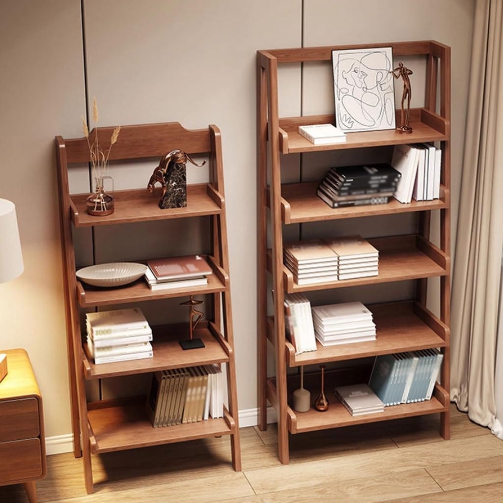 Solid Wood Ladder Bookshelf