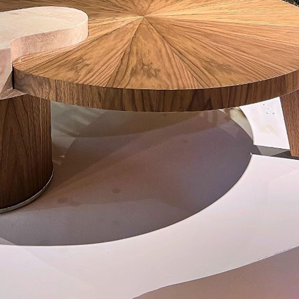 European-Style Retro Coffee Table for Living Room & Small Spaces