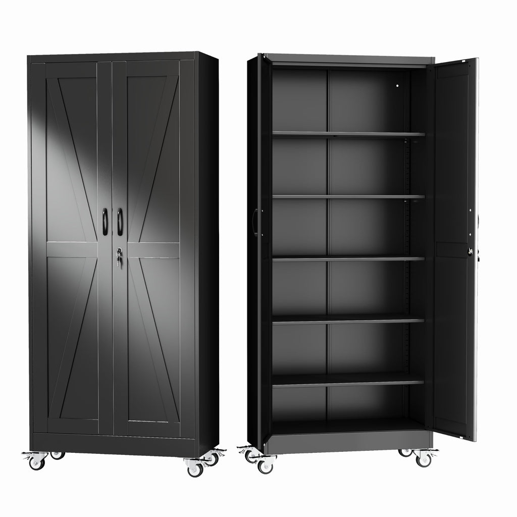 GAIOUS Cabinet with Wheel and Lock