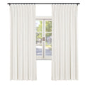 Faux Linen Pinch Pleated Blackout Curtains