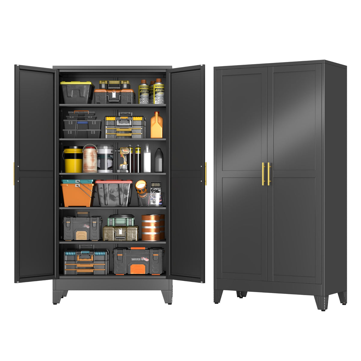 GAIOUS Cabinet with Wheel and Lock