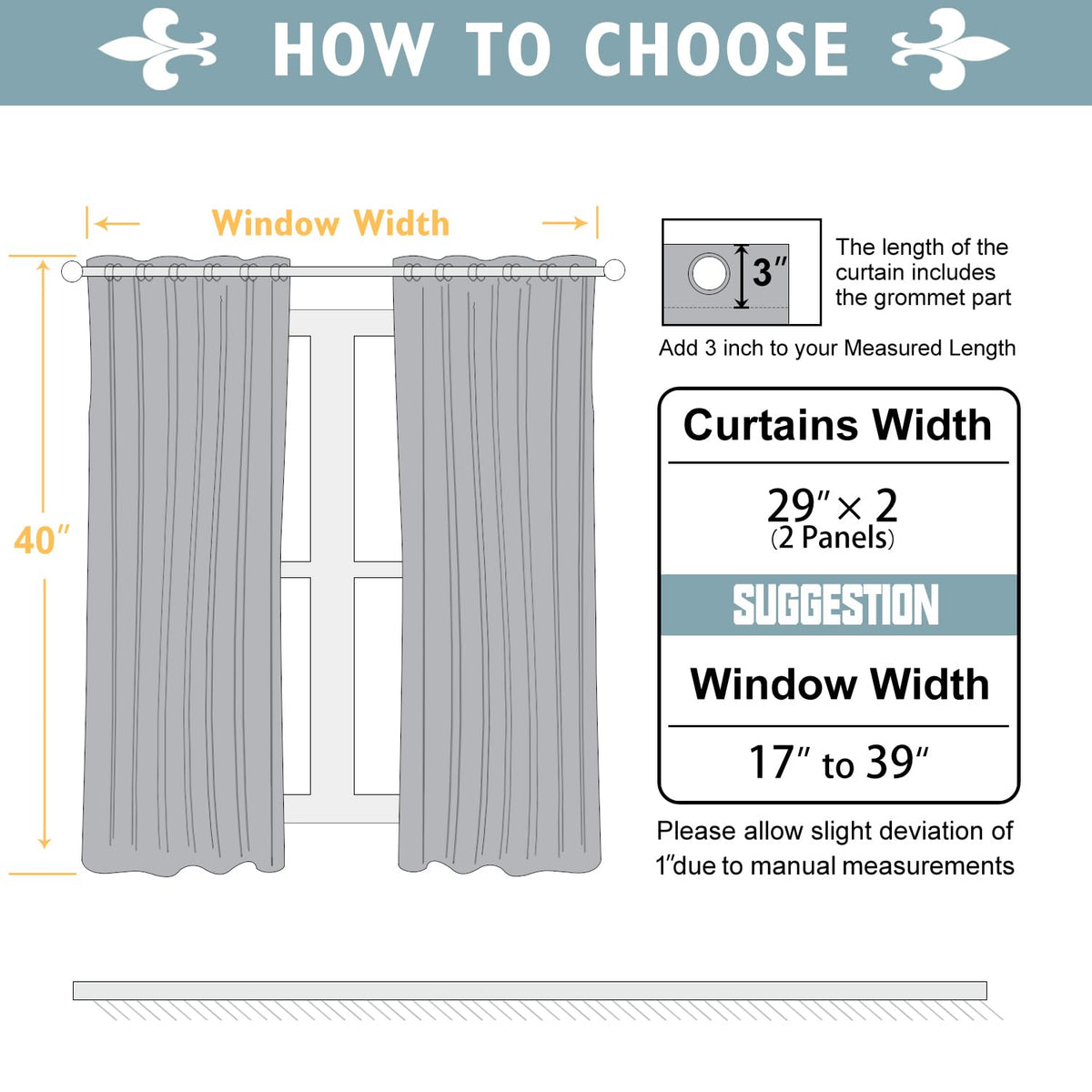 Thermal Blackout Curtains Set of 2