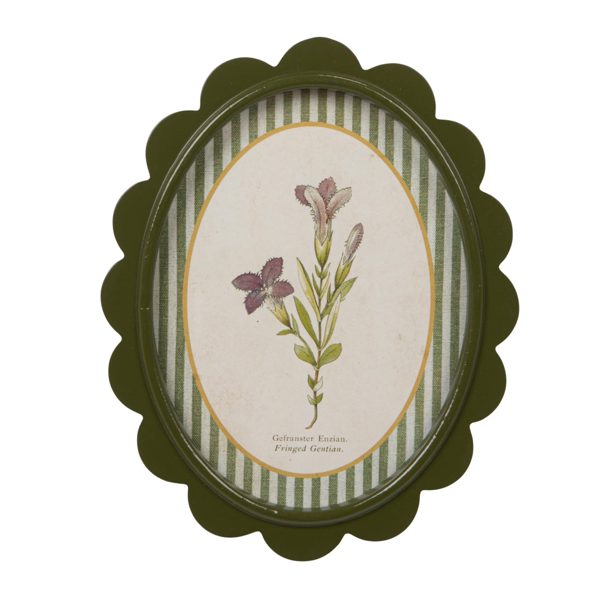 9-Piece Scalloped Wood-Framed Wall Art Set