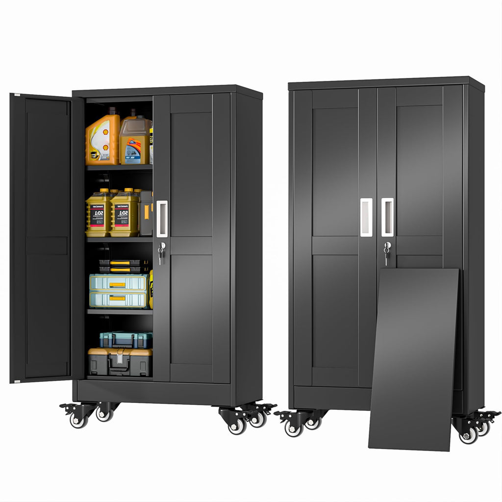 GAIOUS Cabinet with Wheel and Lock