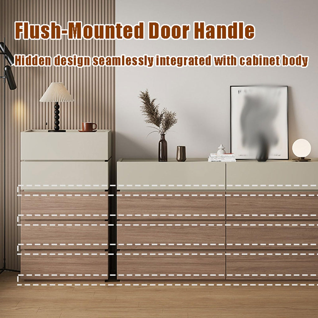8-Drawer Wooden Storage Dresser