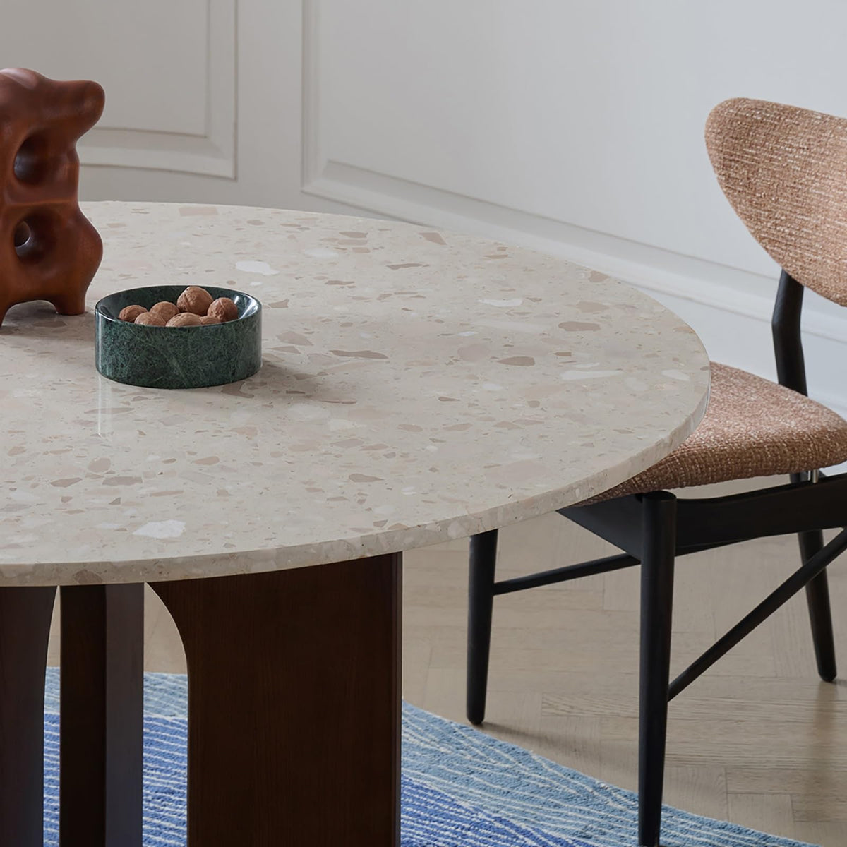 Round Solid Wood Dining Table