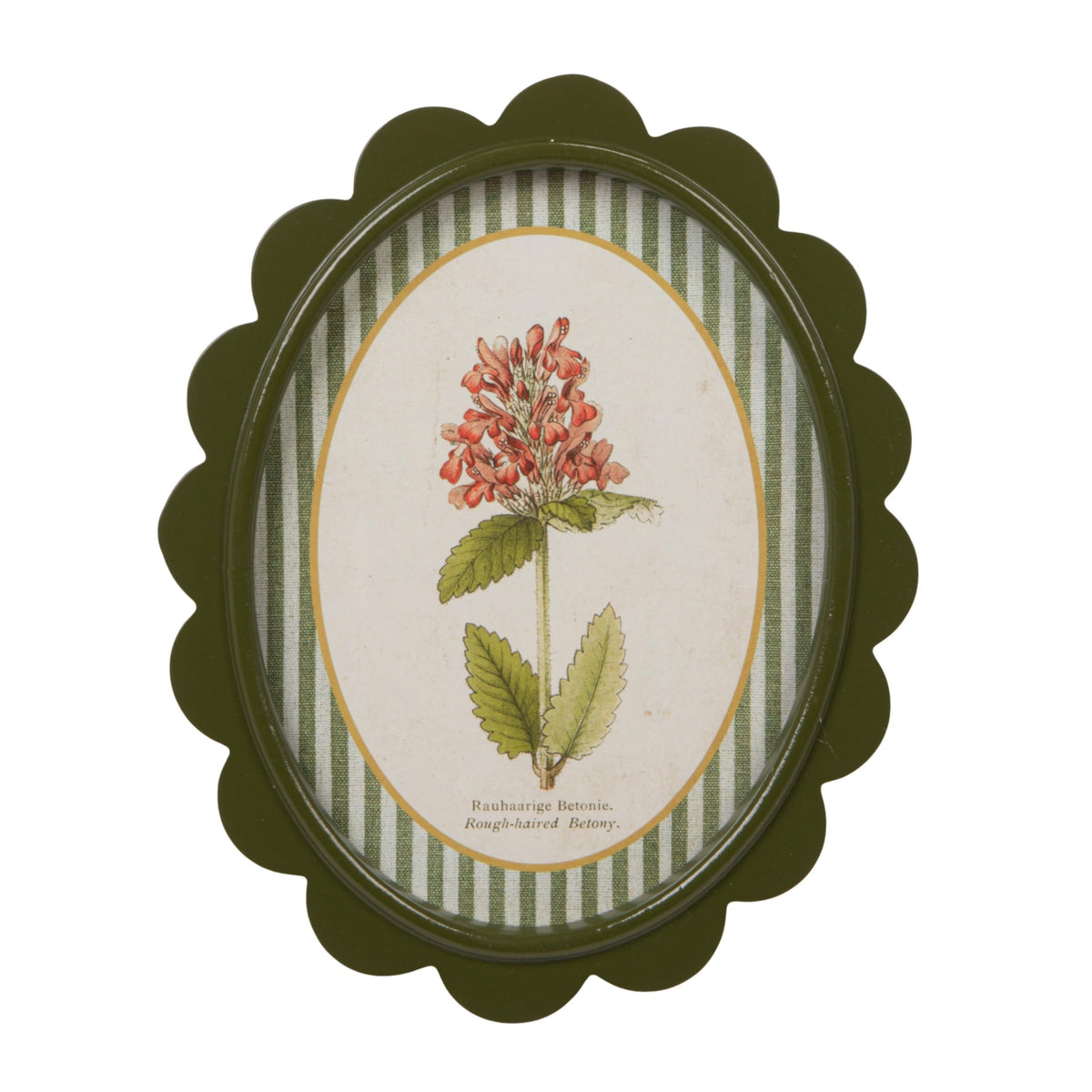 9-Piece Scalloped Wood-Framed Wall Art Set