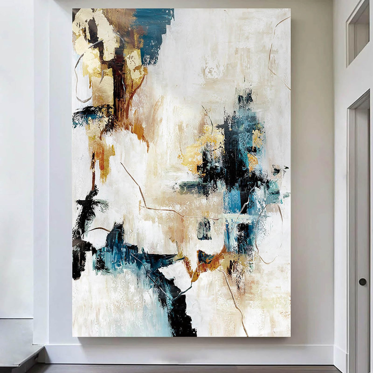 Iridesart Extra Large Abstract Modern Wall Art for Living Room