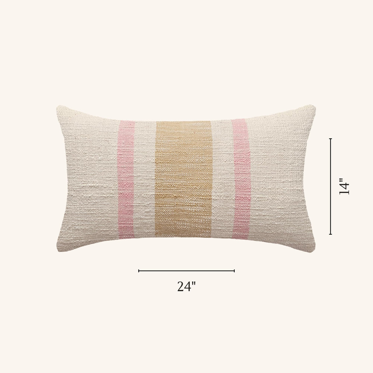 PILLOWPIA Miller Collection Lumbar Pillow Cover – 14x24