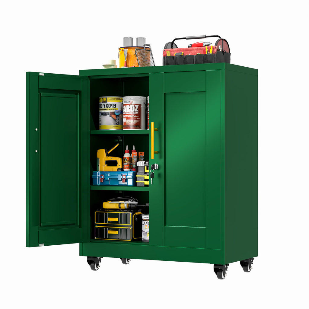 GAIOUS Cabinet with Wheel and Lock