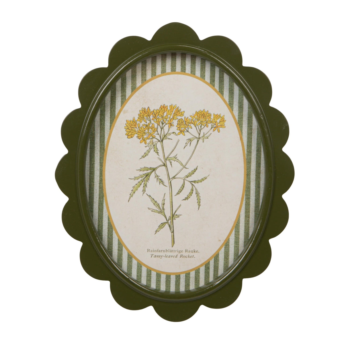 9-Piece Scalloped Wood-Framed Wall Art Set