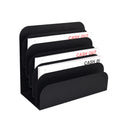 6-Slot Steel Desk & File Organizer